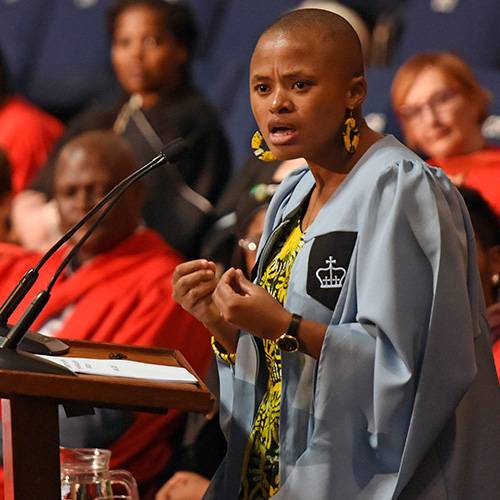 Judy Sikuza's Humanities Graduation Speech, April 2019