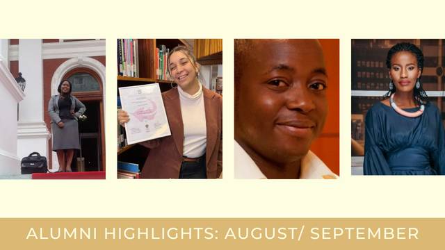 Alumni Highlights: August/ September