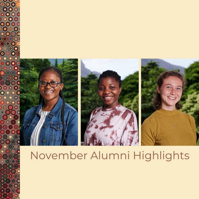 Alumni Highlights:  November