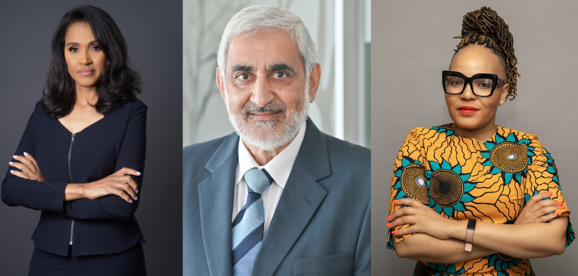 *From left to right: Ms Peggy-Sue Khumalo, Mr Mustaq Brey and Dr Rethabile Melamu.*